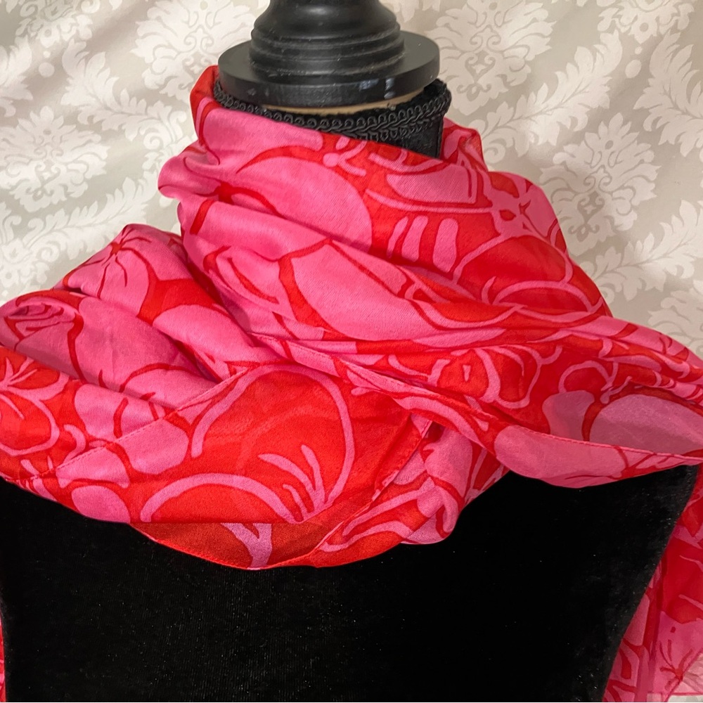 Vintage Sengalini Oversize Scarf Made in Italy - Picture 4 of 12